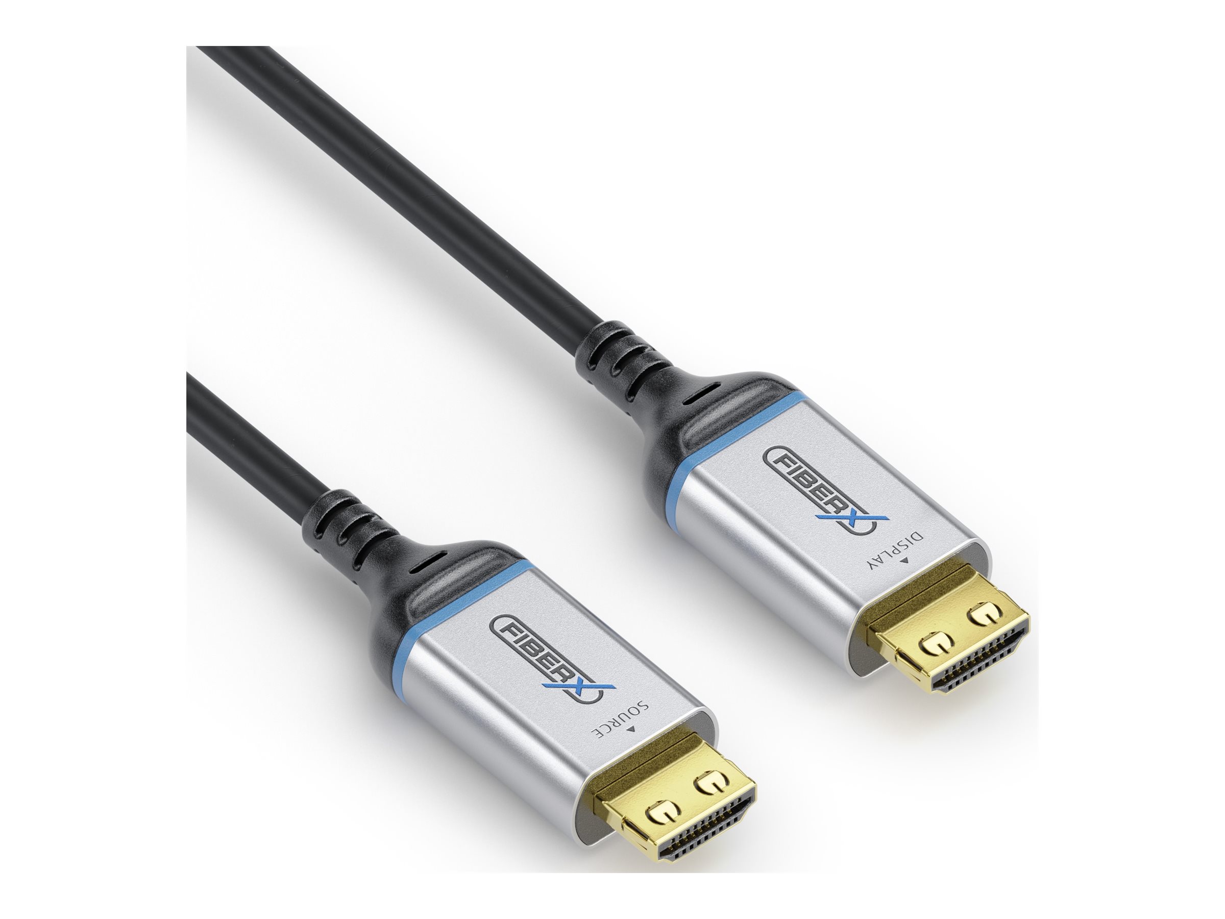 PureLink FiberX Series FX-I380 - Ultra High Speed - HDMI-Kabel - HDMI m�nnlich zu HDMI m�nnlich - 25 m - Hybrid Kupfer/Kohlefaser - Schwarz - unterst�tzt 8K 60 Hz (7680 x 4320)