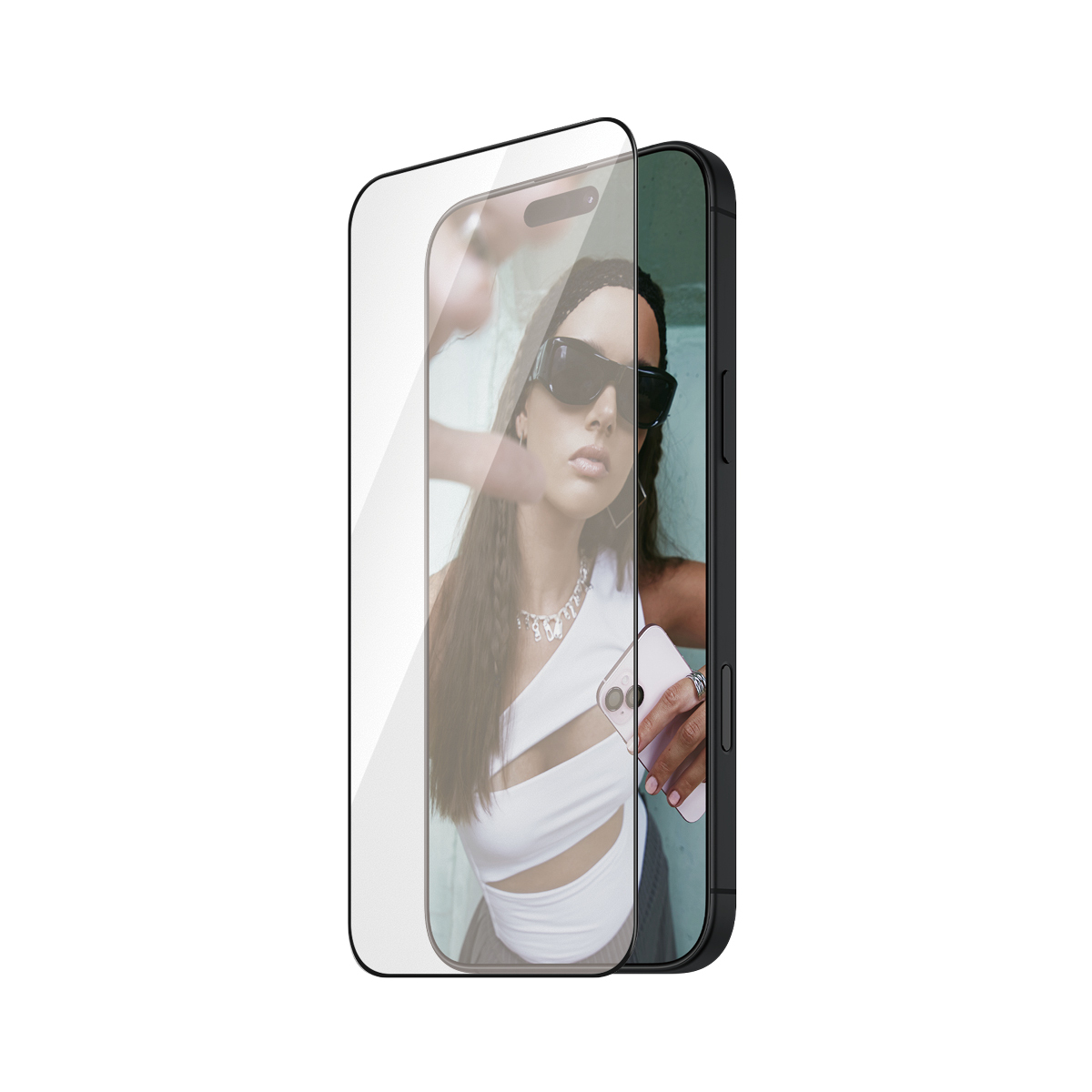 PanzerGlass SAFE. by Screen Black Frame iPhone24 Pro UWF