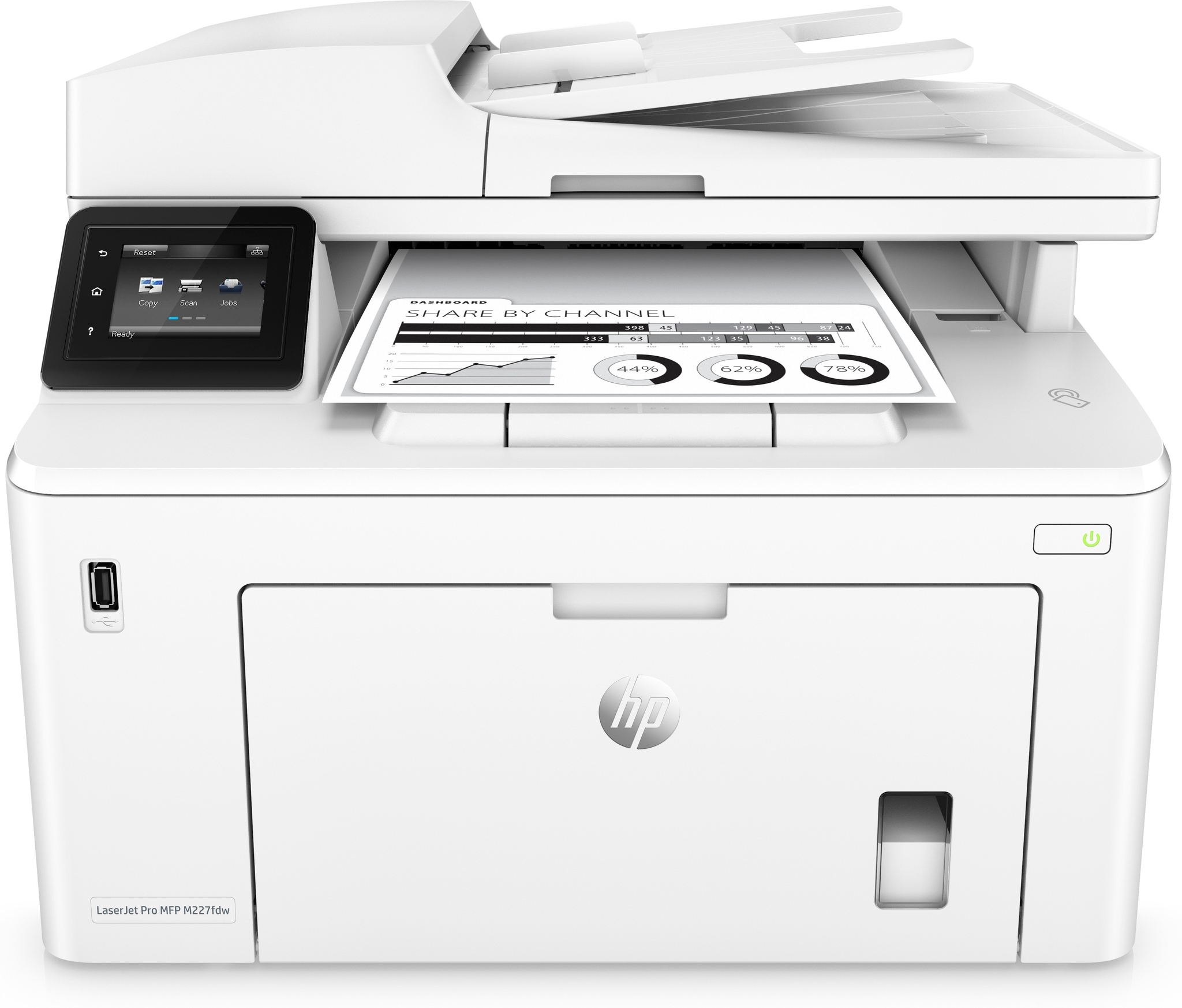 HP LaserJet Pro Stampante multifunzione M227fdw, Stampa, copia, scansione, fax, ADF da 35 fogli stampa fronte/retro