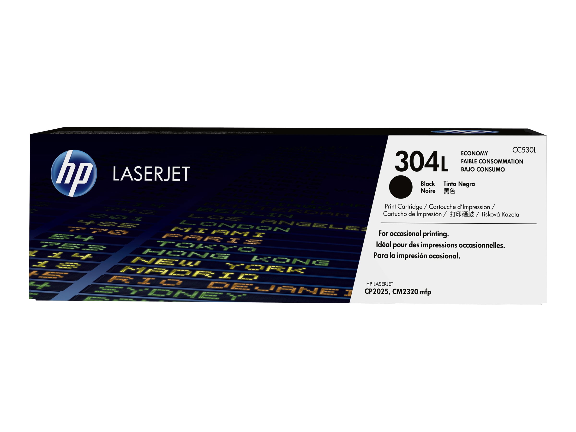 HP 304L - Economy - Schwarz - Original - LaserJet - Tonerpatrone (CC530L)
