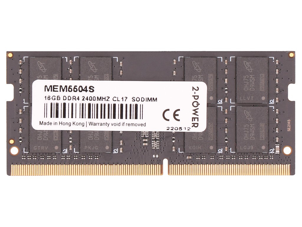 2-Power MEM5504S-2133 memoria 16 GB 1 x 8 GB DDR4