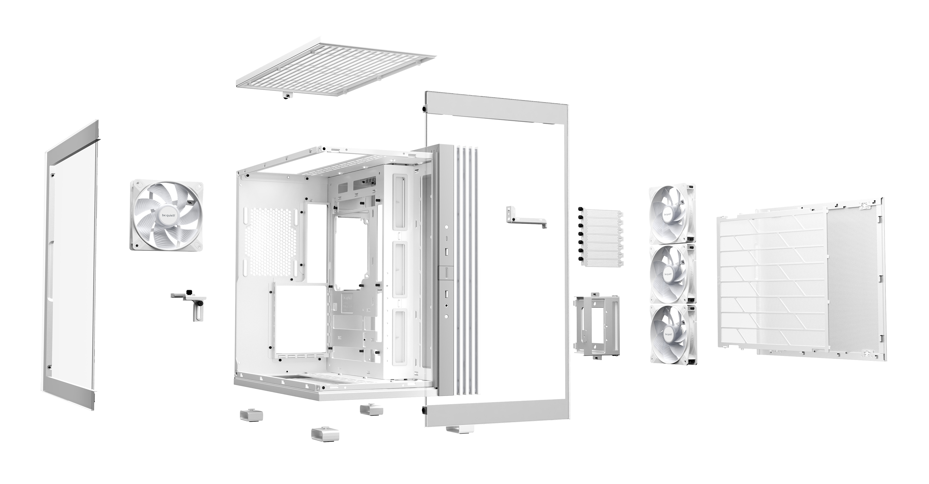 Be Quiet! Light Base 600 LX - Midi-Tower - ATX - Seitenteil mit Fenster (Glas)
