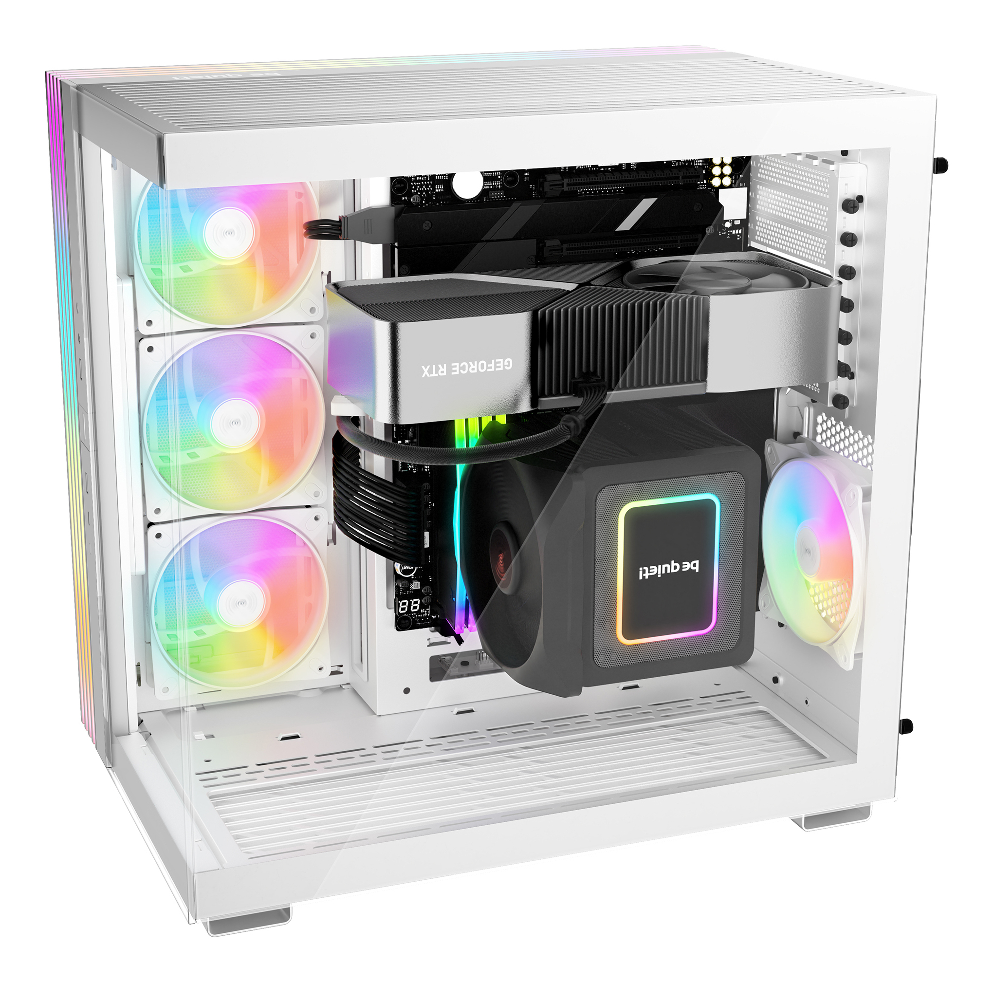 Be Quiet! Light Base 600 LX - Midi-Tower - ATX - Seitenteil mit Fenster (Glas)