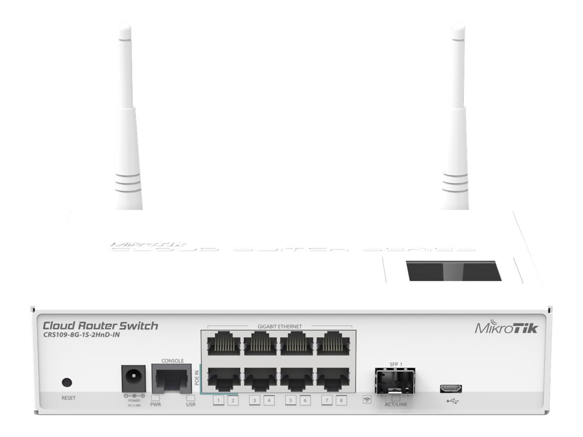 MikroTik CRS109-8G-1S-2HND-IN | MikroTik Cloud Router Switch CRS109-8G ...