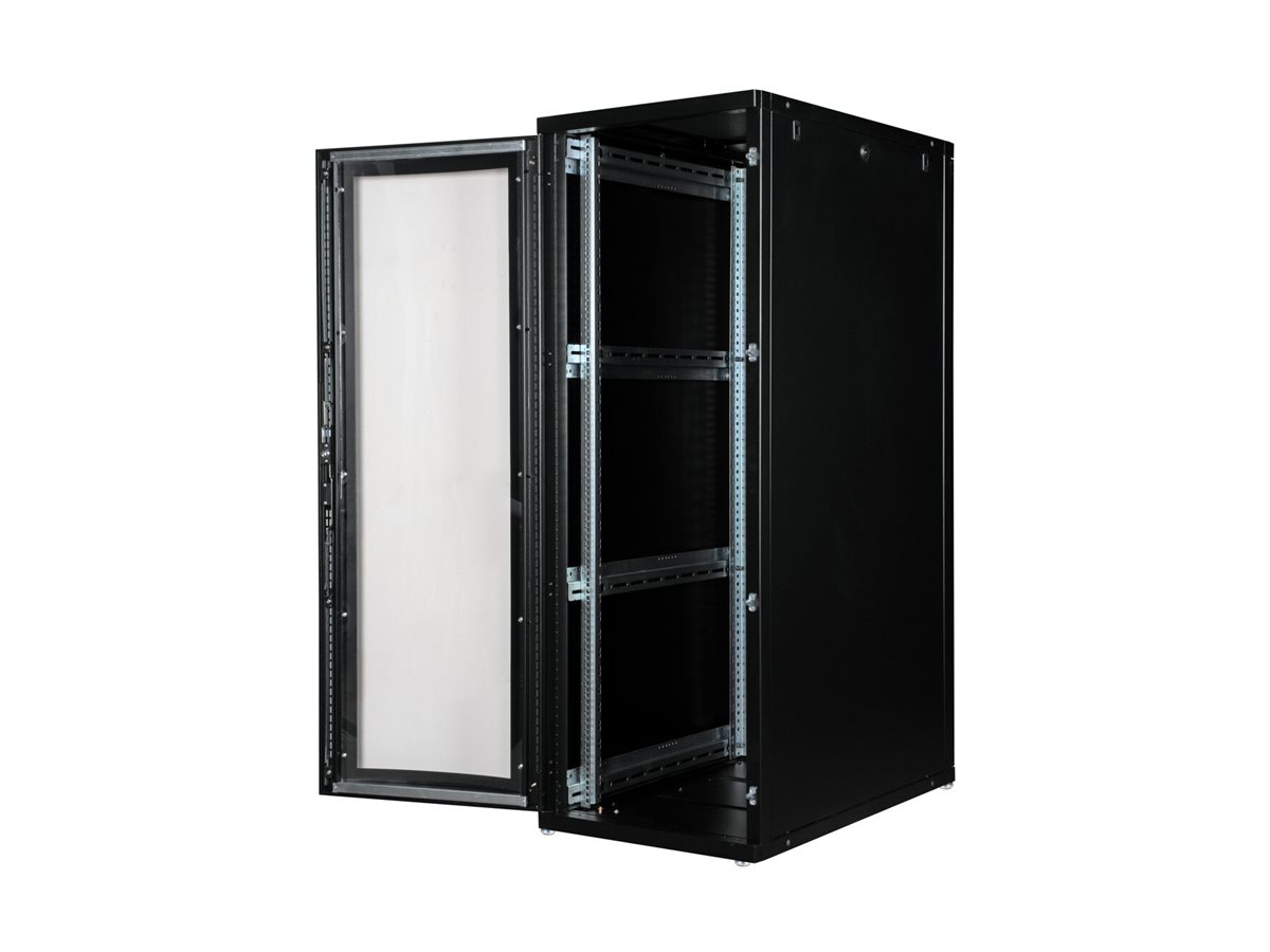 ROLINE Pro - Schrank Netzwerkschrank - RAL 9005, Jet Black - 36U - 25.4/48.3 cm (10/19)