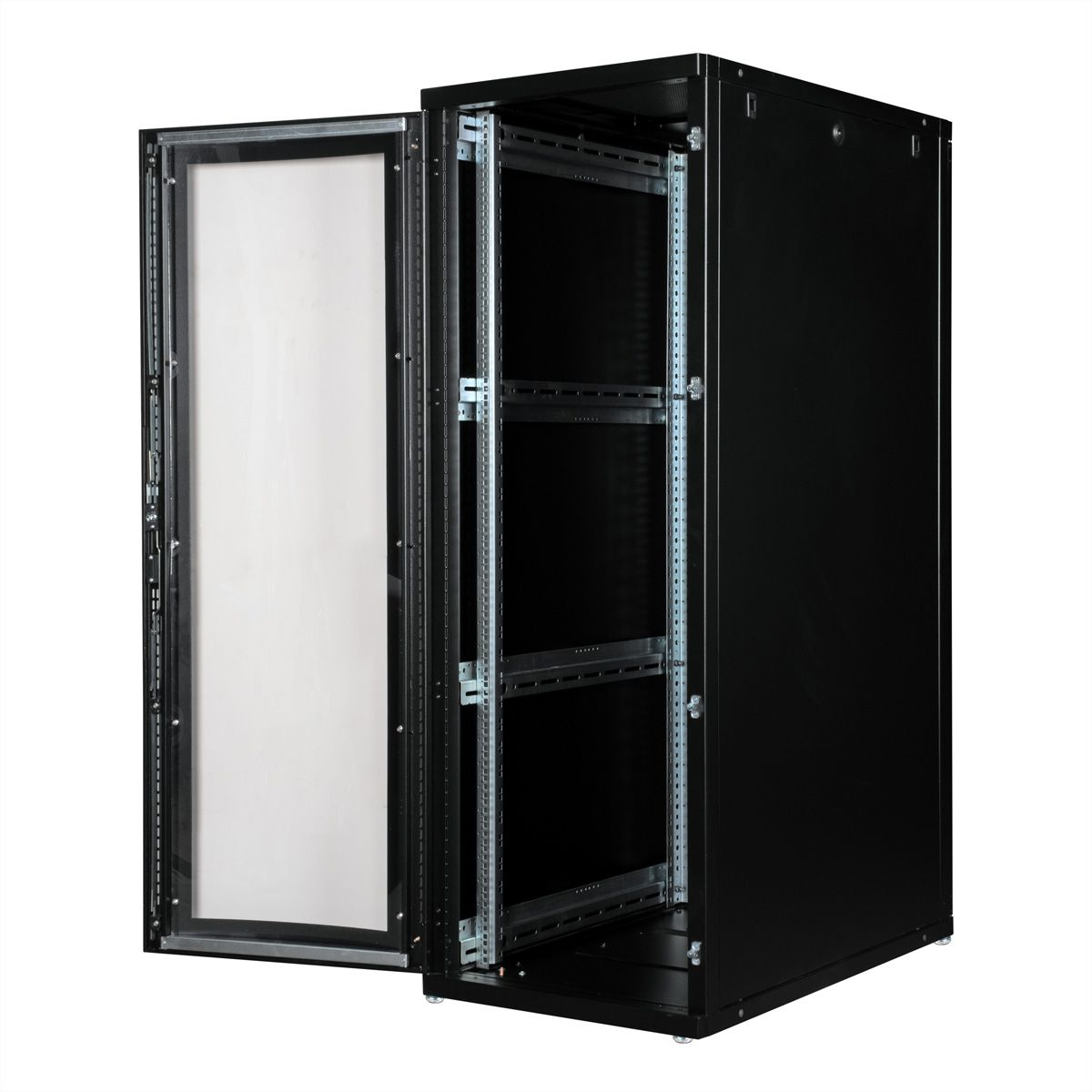 ROLINE Pro - Schrank Netzwerkschrank - RAL 9005, Jet Black - 36U - 25.4/48.3 cm (10/19)