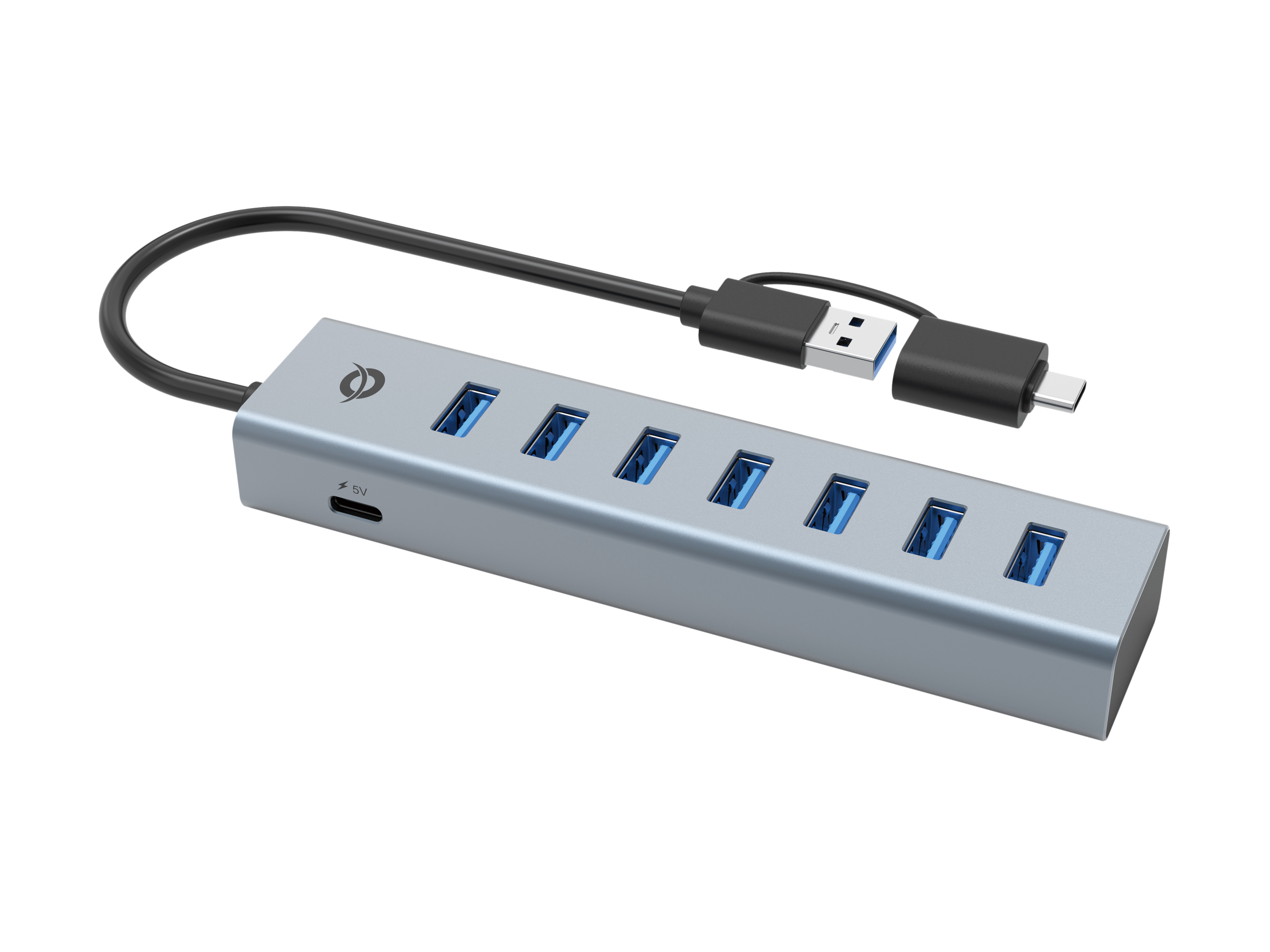 Conceptronic HUBBIES21G 7-Port USB 3.0 Hub, 5Gbps, USB-A x 7