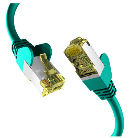 M-Cab EC020200084 cable de red Verde 15 m Cat6a S/FTP (S-STP)