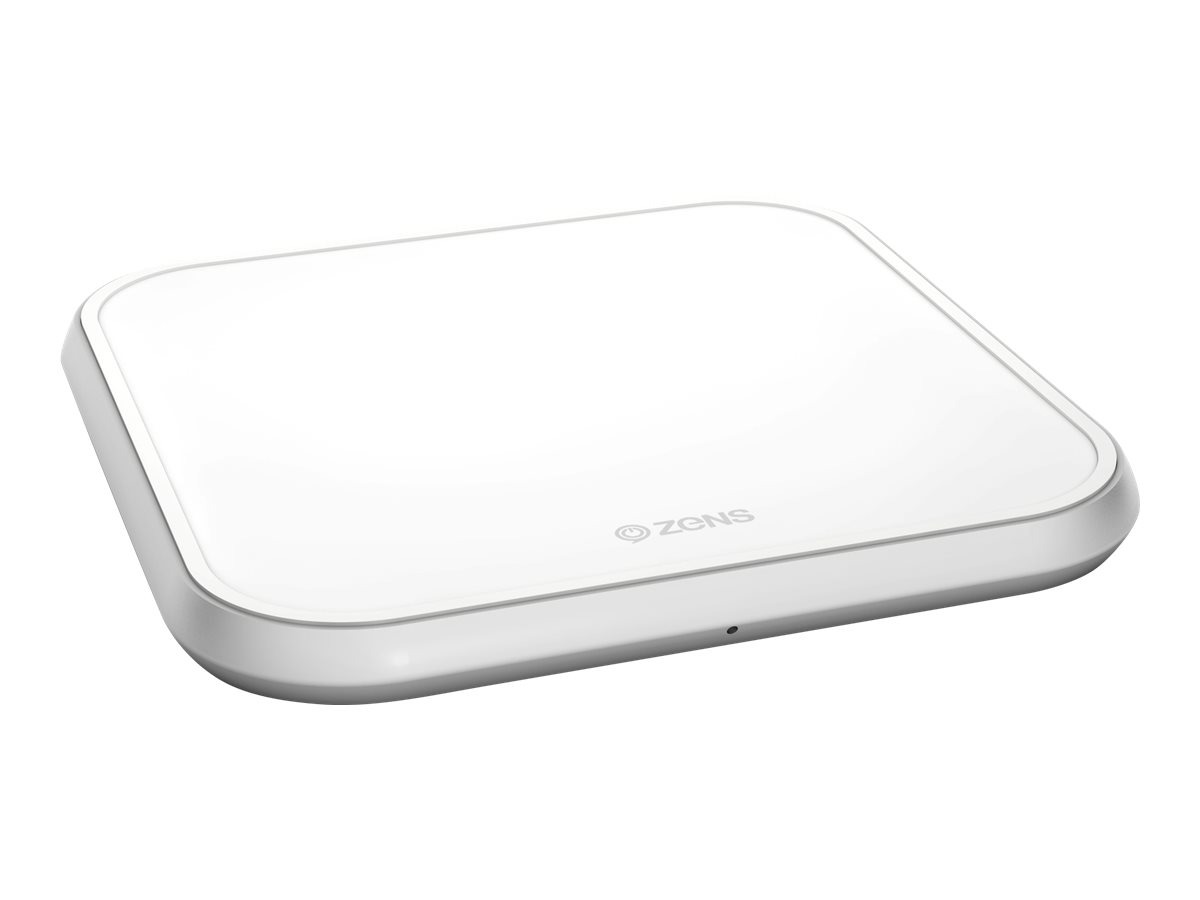 Zens Single Aluminium Wireless Charger - Induktive Ladematte + AC-Netzteil