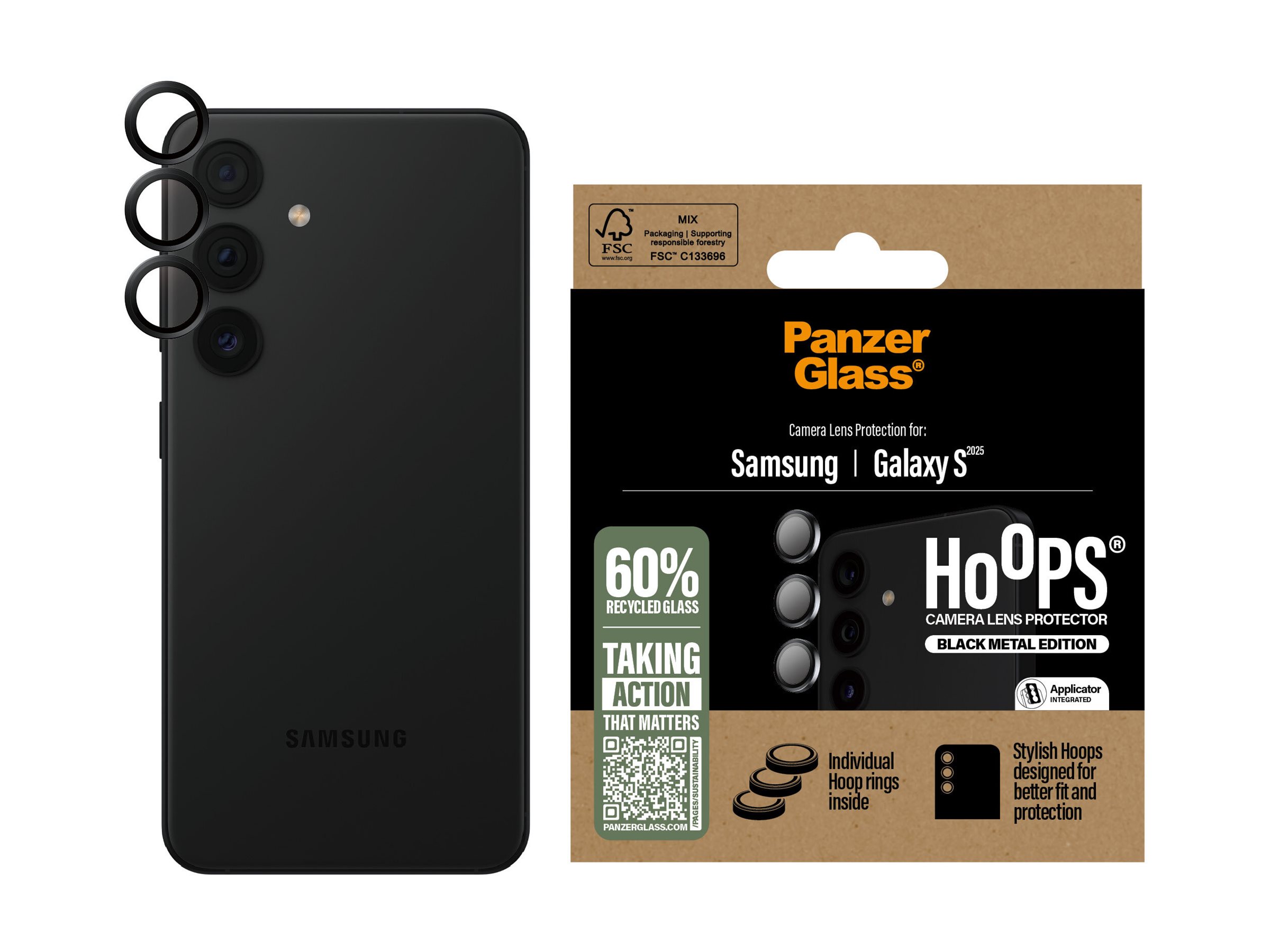 PanzerGlass Hoops Lens Protector Black