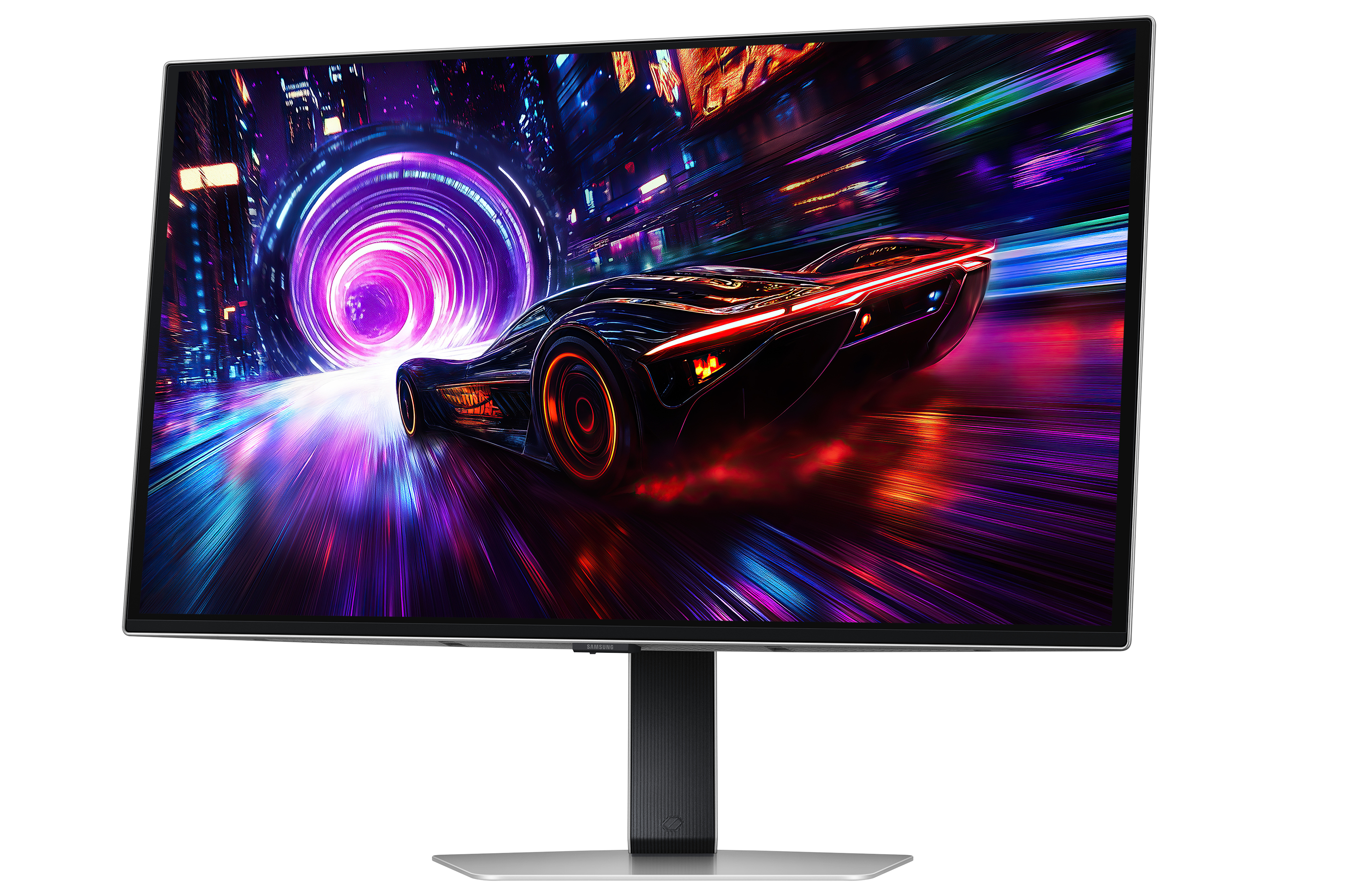 Samsung G81SF pantalla para PC 68,6 cm (27) 3840 x 2160 Pixeles 4K Ultra HD OLED Plata