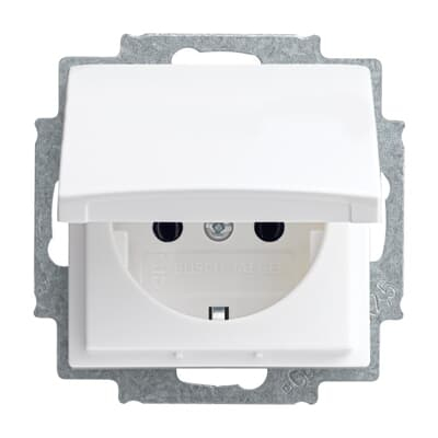 Busch-Jaeger 20 EUK-914 presa energia CEE 7/3 Bianco