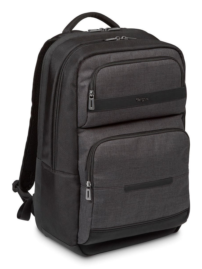 Targus CitySmart zaino Zaino casual Nero, Grigio Ecopelle, Poliuretano (PU)