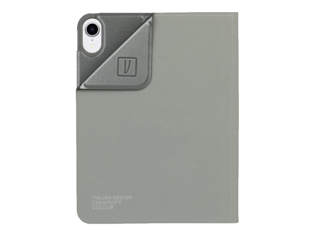 TUCANO Metal - Flip-Hülle für Tablet - 65% recycled plastic - Space-grau - für Apple iPad mini (6. Generation)