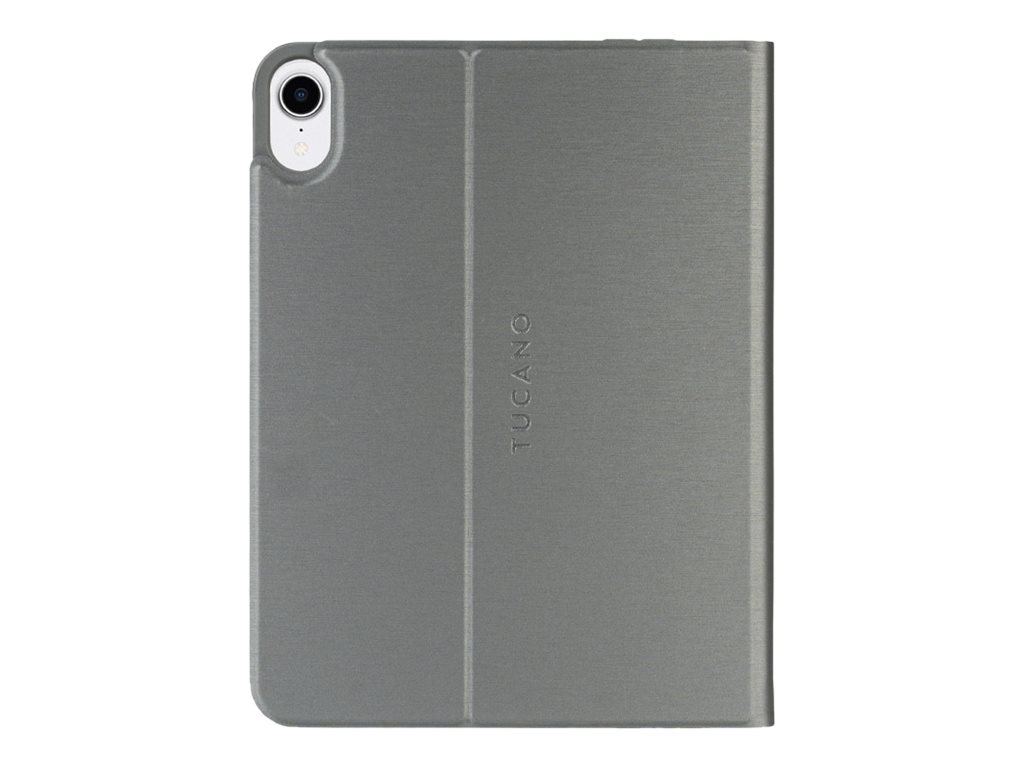 TUCANO Metal - Flip-Hülle für Tablet - 65% recycled plastic - Space-grau - für Apple iPad mini (6. Generation)