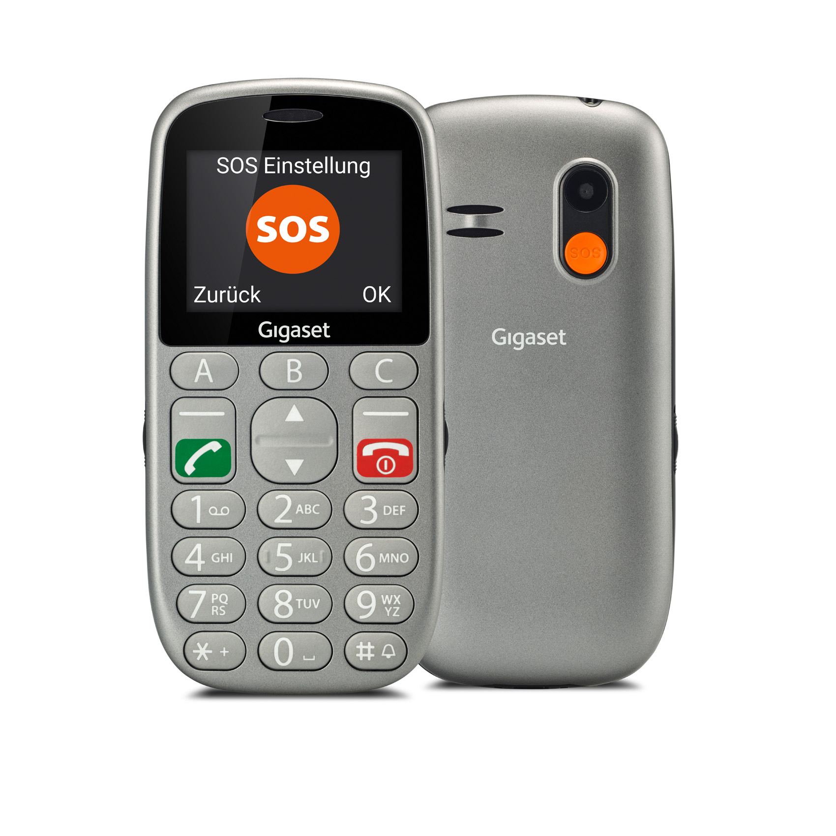 Gigaset GL390 - Feature Phone - Dual-SIM - RAM 32 MB / Internal Memory 32 MB