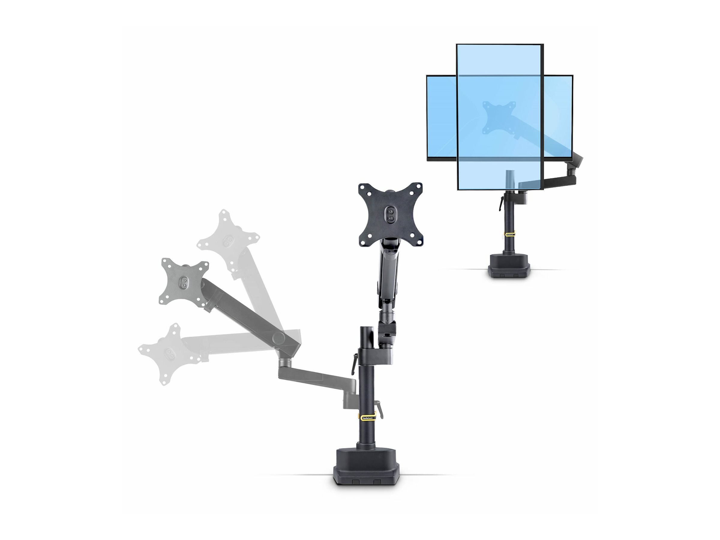 StarTech.com ARMPIVOT2 support d�cran plat pour bureau 101,6 cm (40) Noir