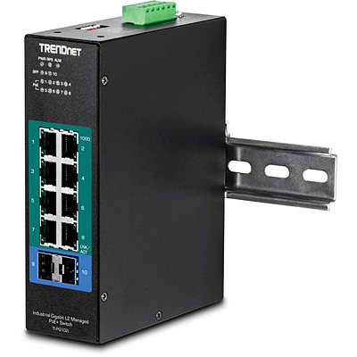 TRENDnet TI-PG102I - Switch - managed - 8 x 10/100/1000 (PoE+)