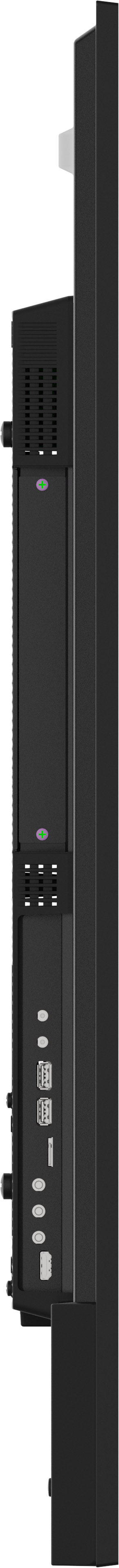 iiyama LH6565UHSB-B1 Signage Display Kiosk design 163.8 cm (64.5) LED Wi-Fi 800 cd/m� 4K Ultra HD Black Built-in processor Android 11 24/7