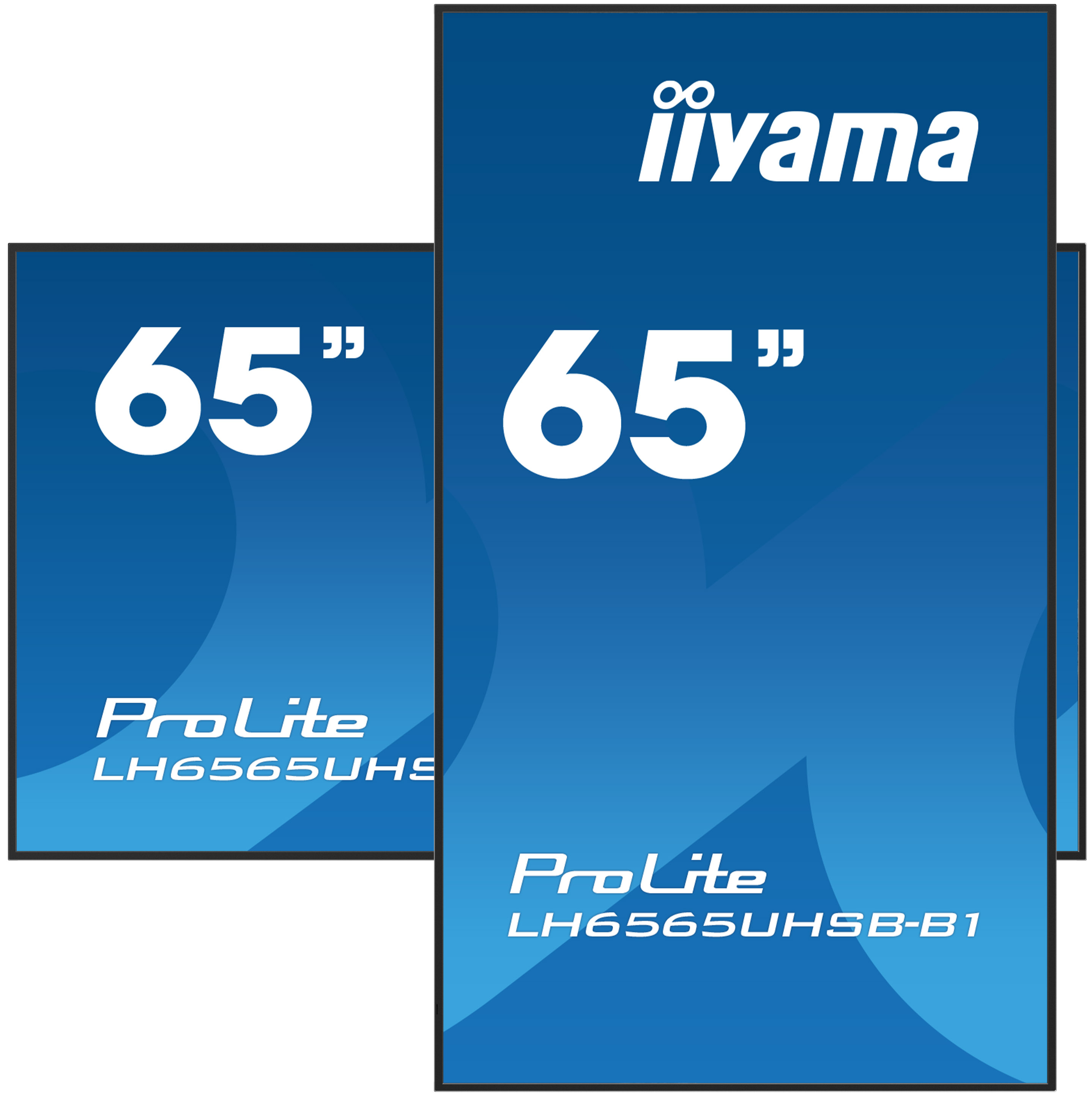 iiyama LH6565UHSB-B1 Signage Display Kiosk design 163.8 cm (64.5) LED Wi-Fi 800 cd/m� 4K Ultra HD Black Built-in processor Android 11 24/7