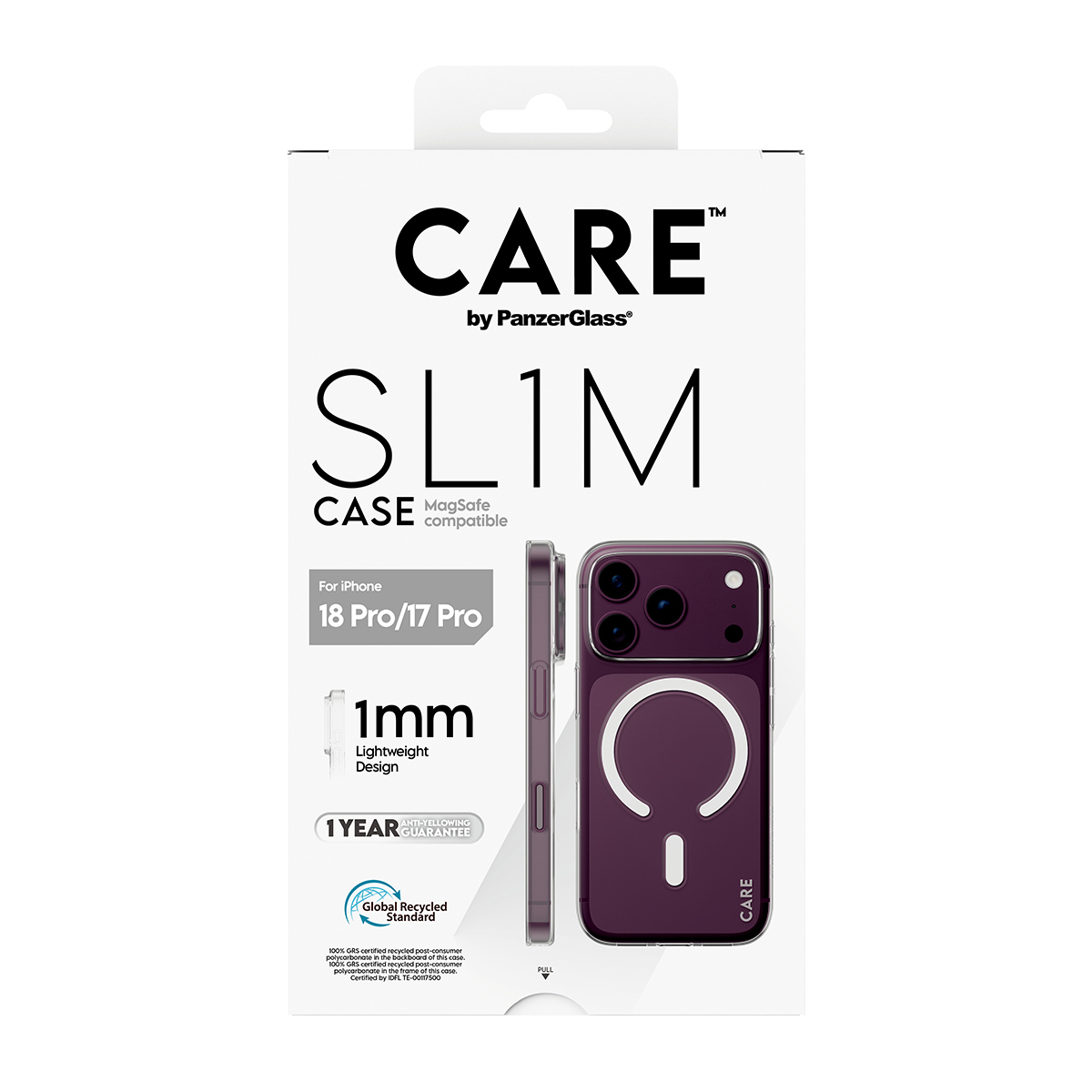 PanzerGlass CARE by PanzerGlass SL1M - Schutzabdeckung f�r Mobiltelefon