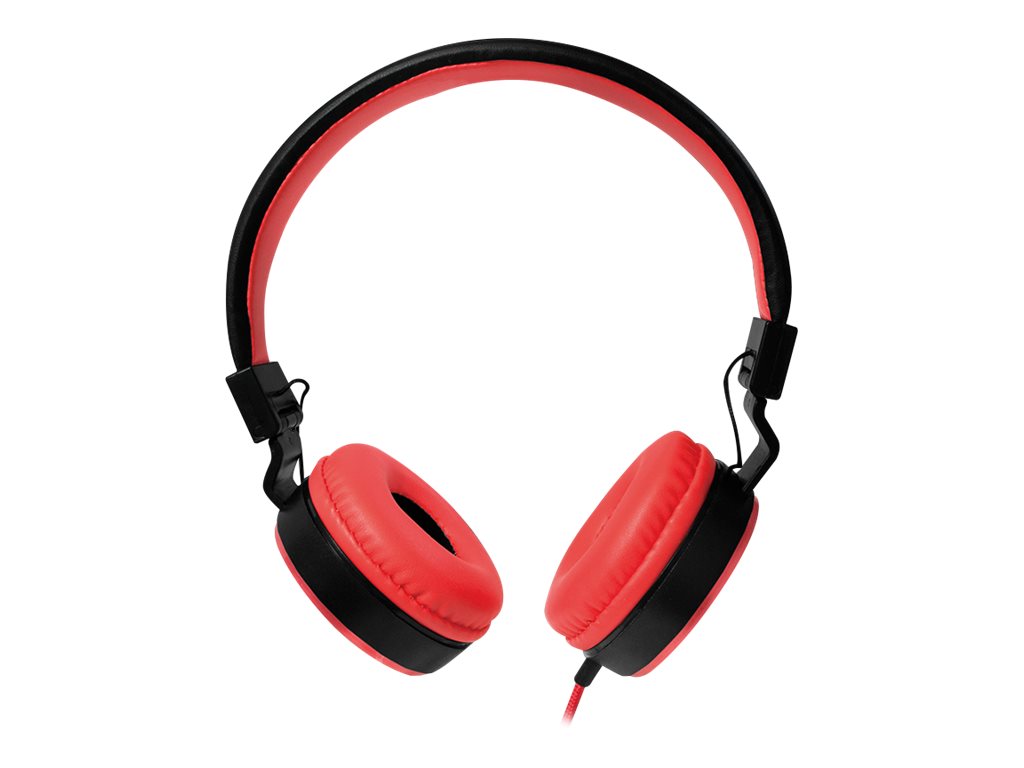 LogiLink HS0049RD - Kopfh�rer - On-Ear - kabelgebunden