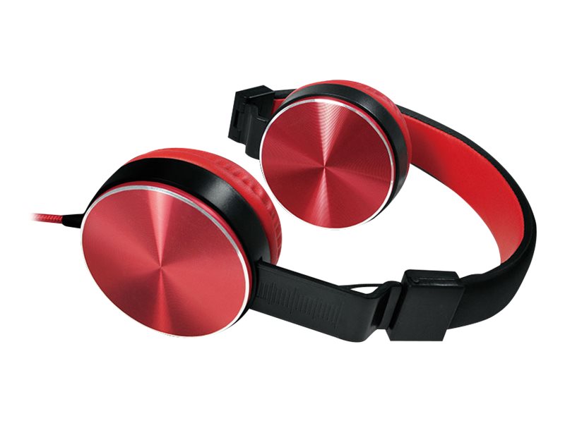 LogiLink HS0049RD - Kopfh�rer - On-Ear - kabelgebunden