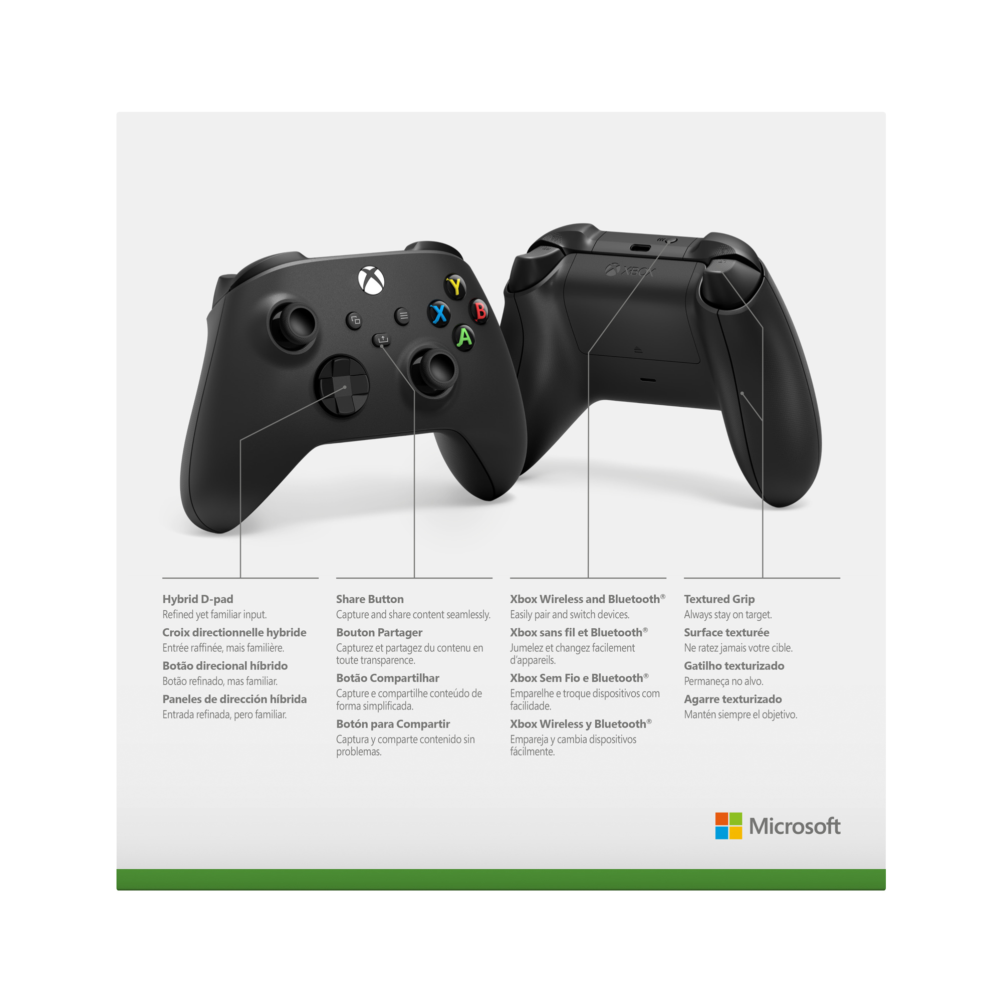  Microsoft Xbox 360 Wireless Controller, Black : Videojuegos