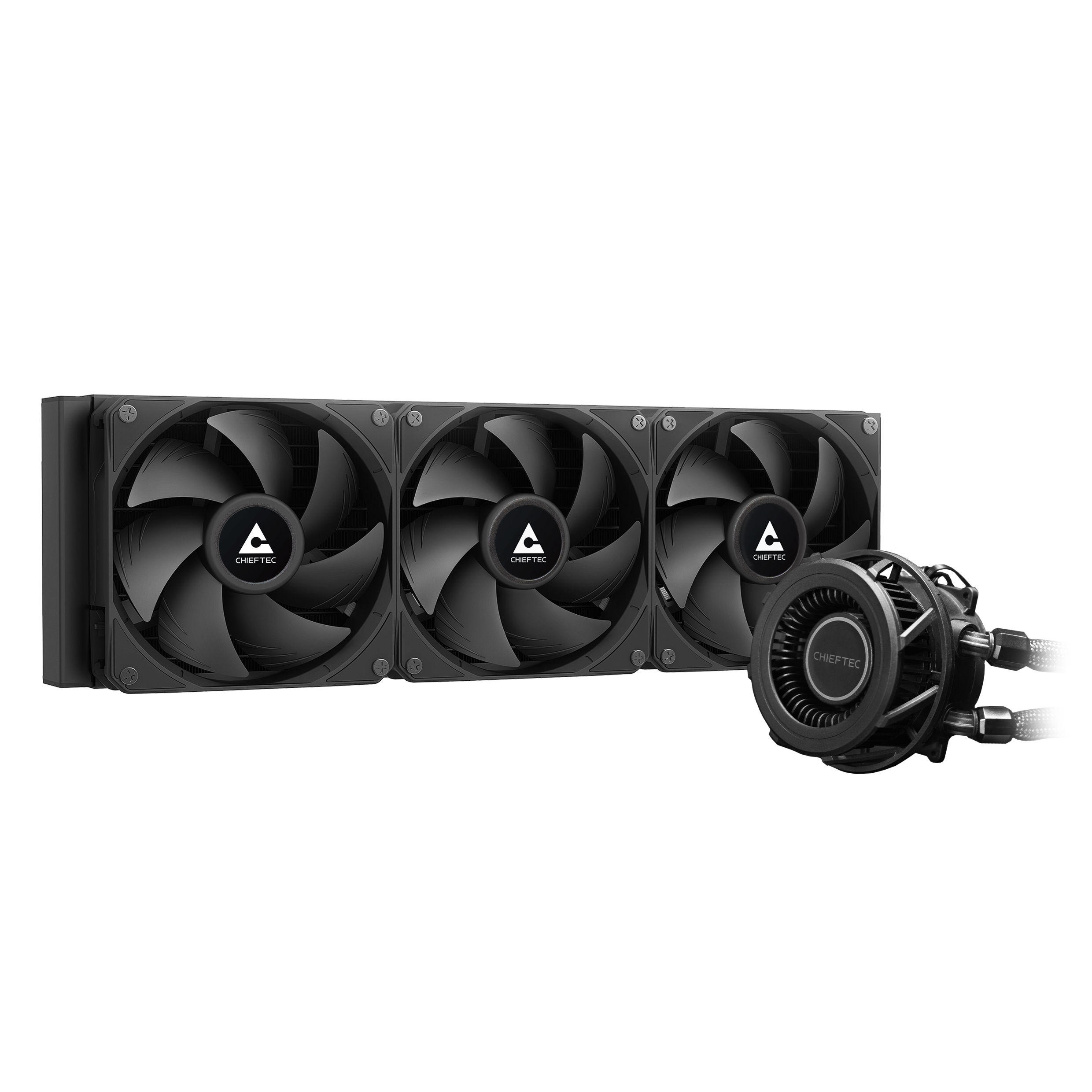 Chieftec CLC-360-VRM-BLK computer cooling system Computer case All-in-one liquid cooler 12 cm Black
