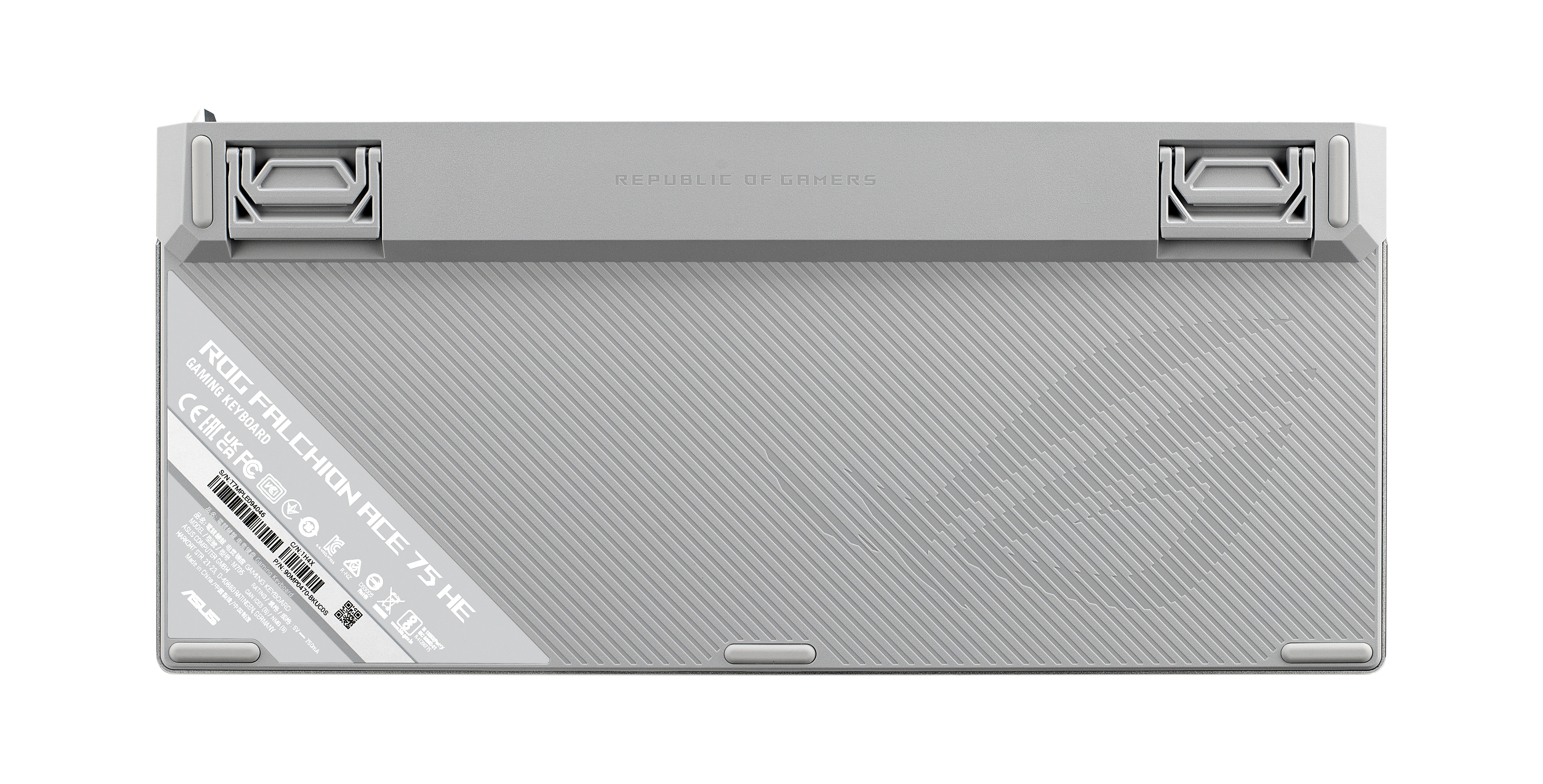 ASUS ROG Falchion Ace 75 HE WHT tastiera Gaming USB QWERTZ Tedesco Bianco
