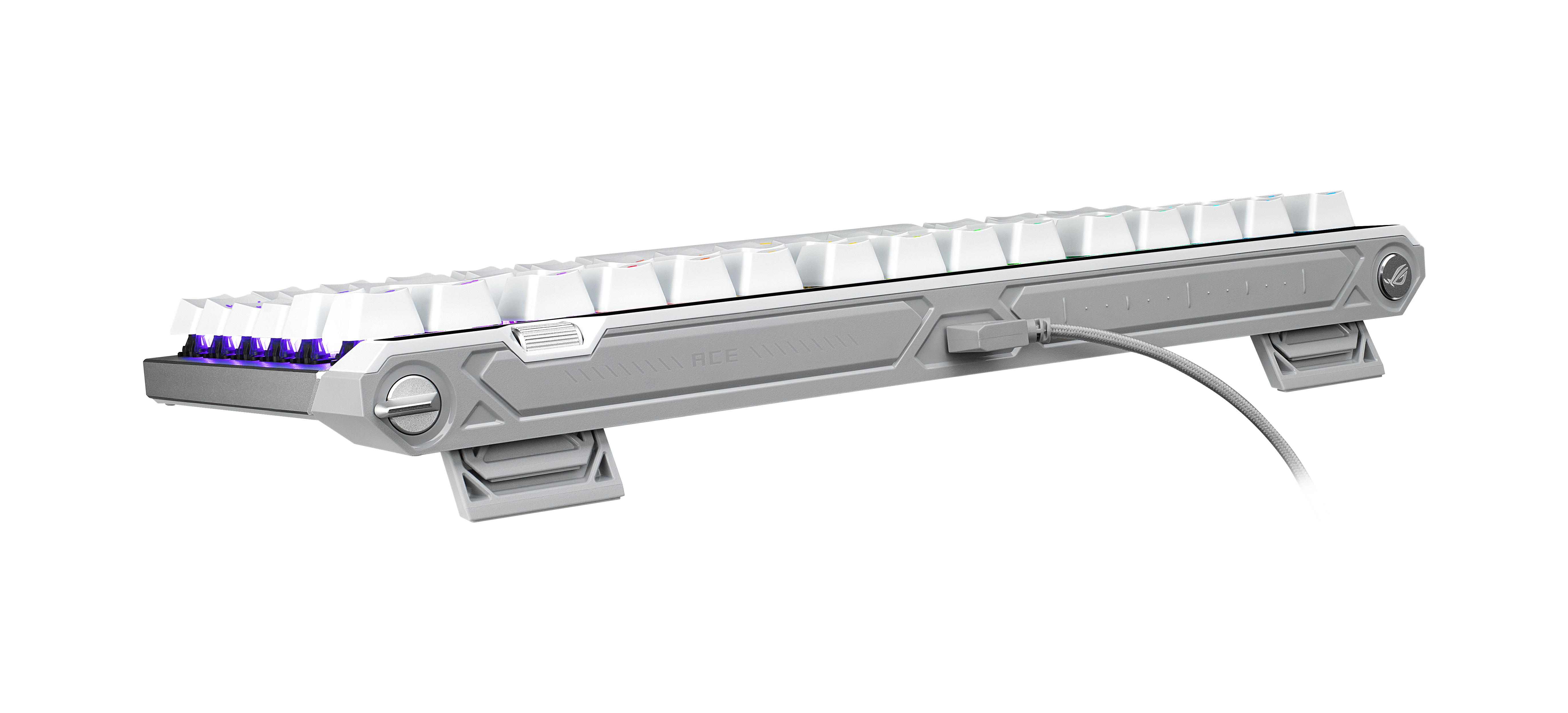 ASUS ROG Falchion Ace 75 HE WHT tastiera Gaming USB QWERTZ Tedesco Bianco