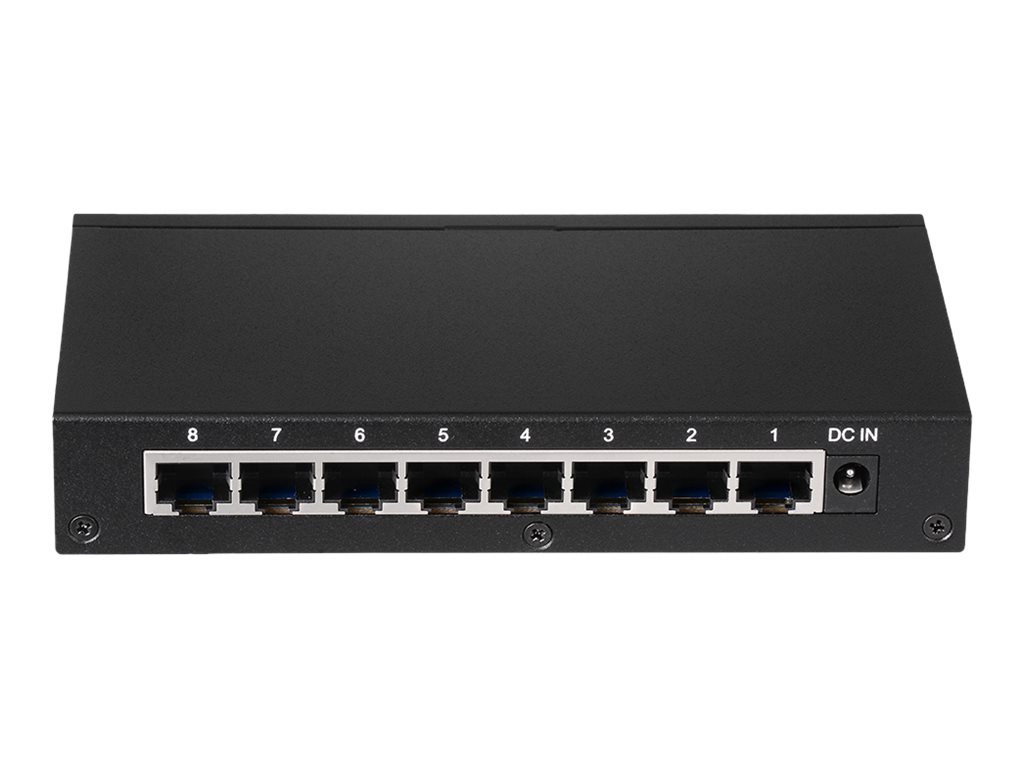 Edimax GS-1008E V2 commutateur r�seau Non-g�r� Gigabit Ethernet (10/100/1000) Noir