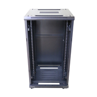 Extralink Rackmount-Schrank 22U 600x600 Schwarz stehend - Freistehendes Gestell - 22U - 600 kg - Sperrschloss - Ablageschienen - Verstellbare Fe