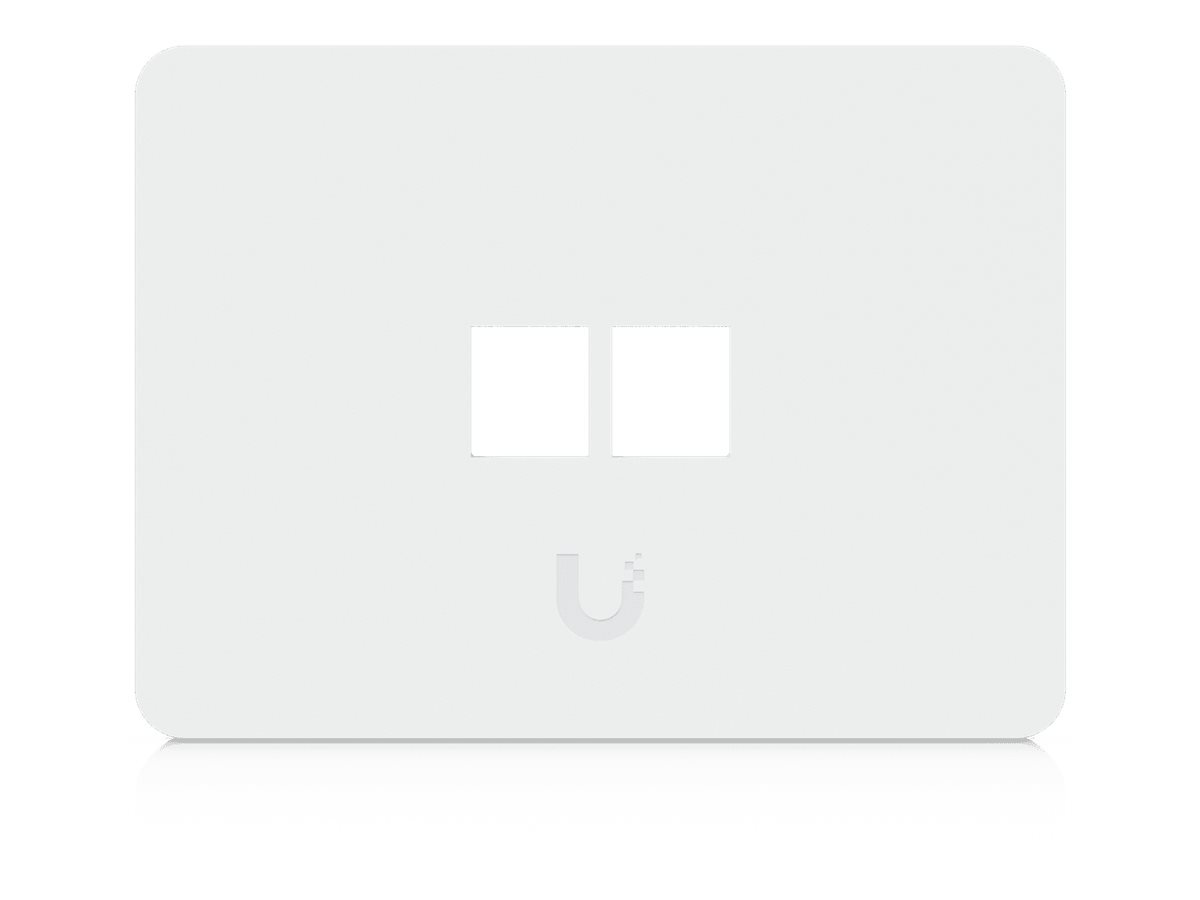 Ubiquiti Unifi - Wandplatte - universeller malbarer Keystone - einfach - 2 Module (Packung mit 4)