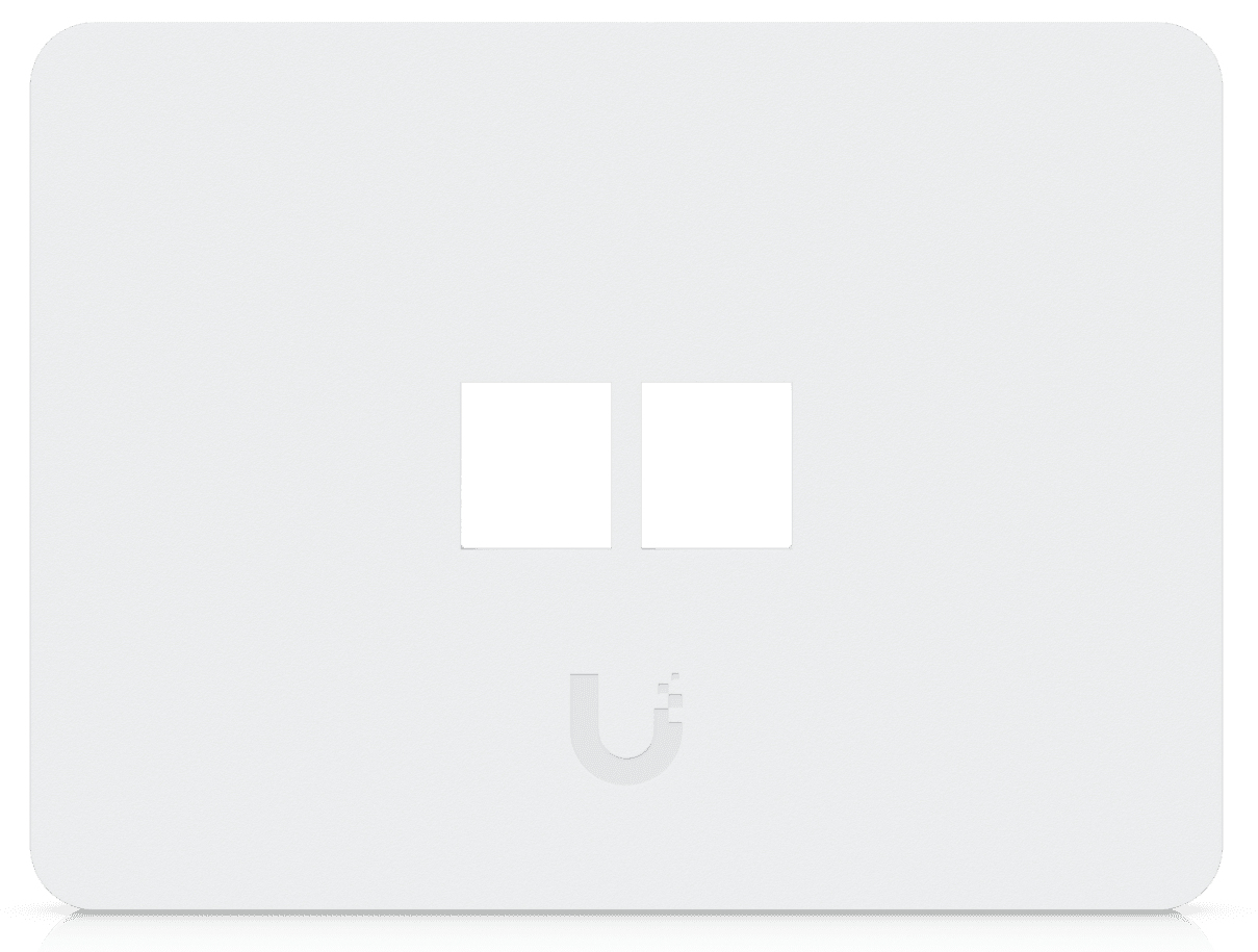 Ubiquiti Unifi - Wandplatte - universeller malbarer Keystone - einfach - 2 Module (Packung mit 4)