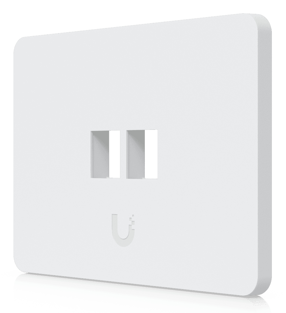 Ubiquiti Unifi - Wandplatte - universeller malbarer Keystone - einfach - 2 Module (Packung mit 4)