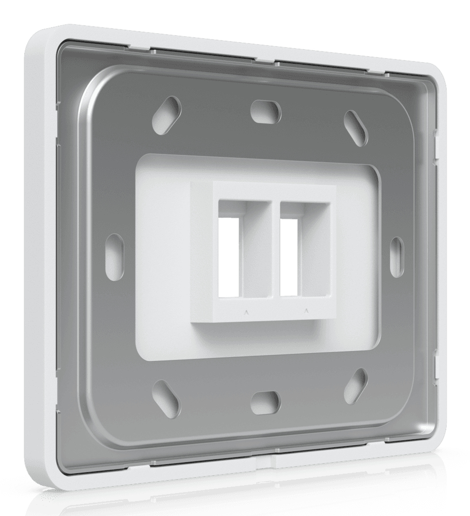 Ubiquiti Unifi - Wandplatte - universeller malbarer Keystone - einfach - 2 Module (Packung mit 4)