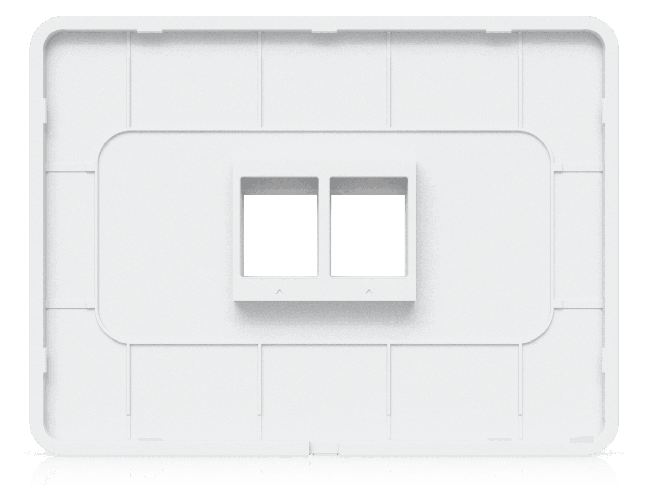 Ubiquiti Unifi - Wandplatte - universeller malbarer Keystone - einfach - 2 Module (Packung mit 4)