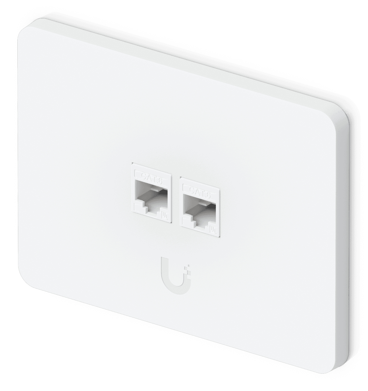 Ubiquiti Unifi - Wandplatte - universeller malbarer Keystone - einfach - 2 Module (Packung mit 4)