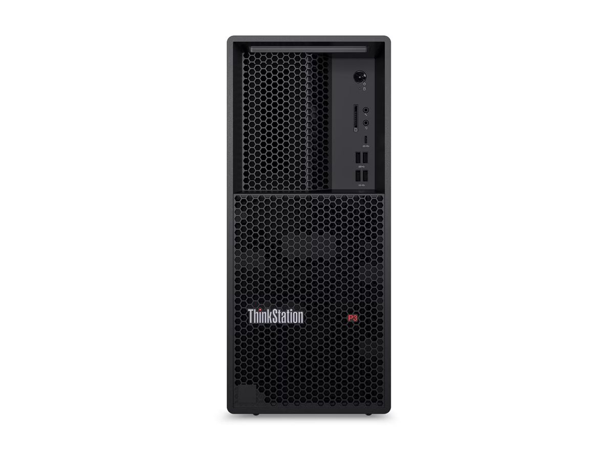 Lenovo ThinkStation P3 Tower Gen 2 Intel Core Ultra 9 285K 96 Go DDR5-SDRAM 1 To SSD NVIDIA RTX PRO 4500 Blackwell Windows 11 Pro Station de travail Noir