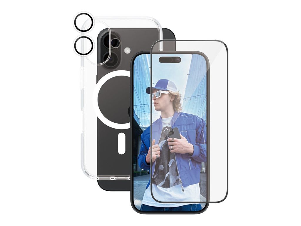 PanzerGlass � | CARE by � 3-in-1 Bundle iPhone 16 Protector de pantalla Apple 1 pieza(s)