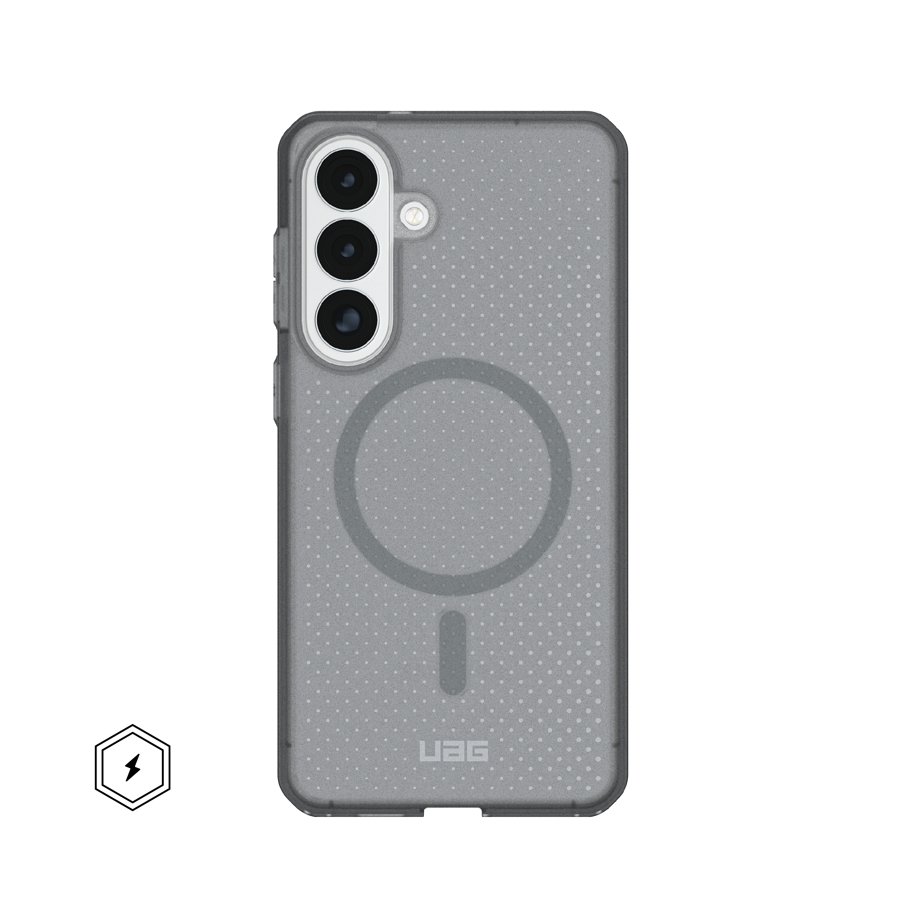 Urban Armor Gear UAG Dot Case mit Magnet-Modul - Samsung Galaxy S26+ - ash grau