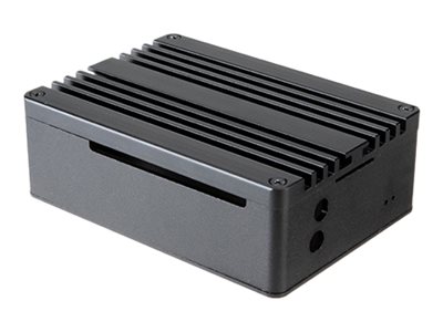 Akasa Pi-4 - Hlle - eloxiertes Aluminium - Schwarz