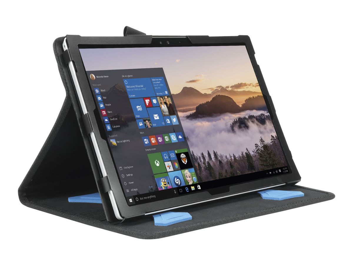 Mobilis ACTIV - Flip-Hlle fr Tablet - Schwarz - fr Microsoft Surface Pro (Mitte 2017)