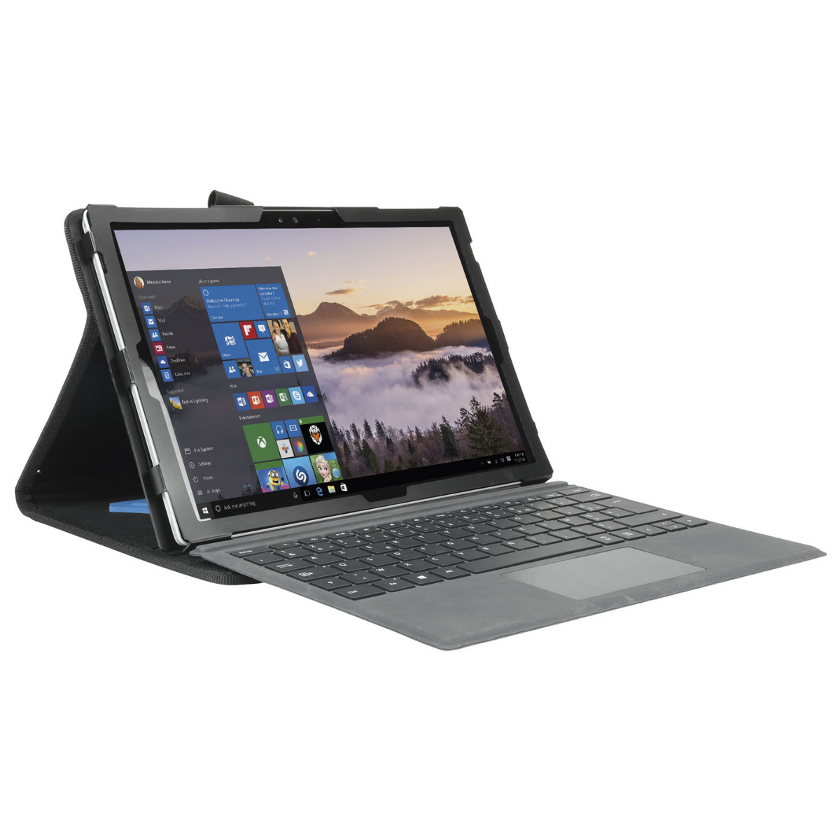 Mobilis ACTIV - Flip-Hlle fr Tablet - Schwarz - fr Microsoft Surface Pro (Mitte 2017)