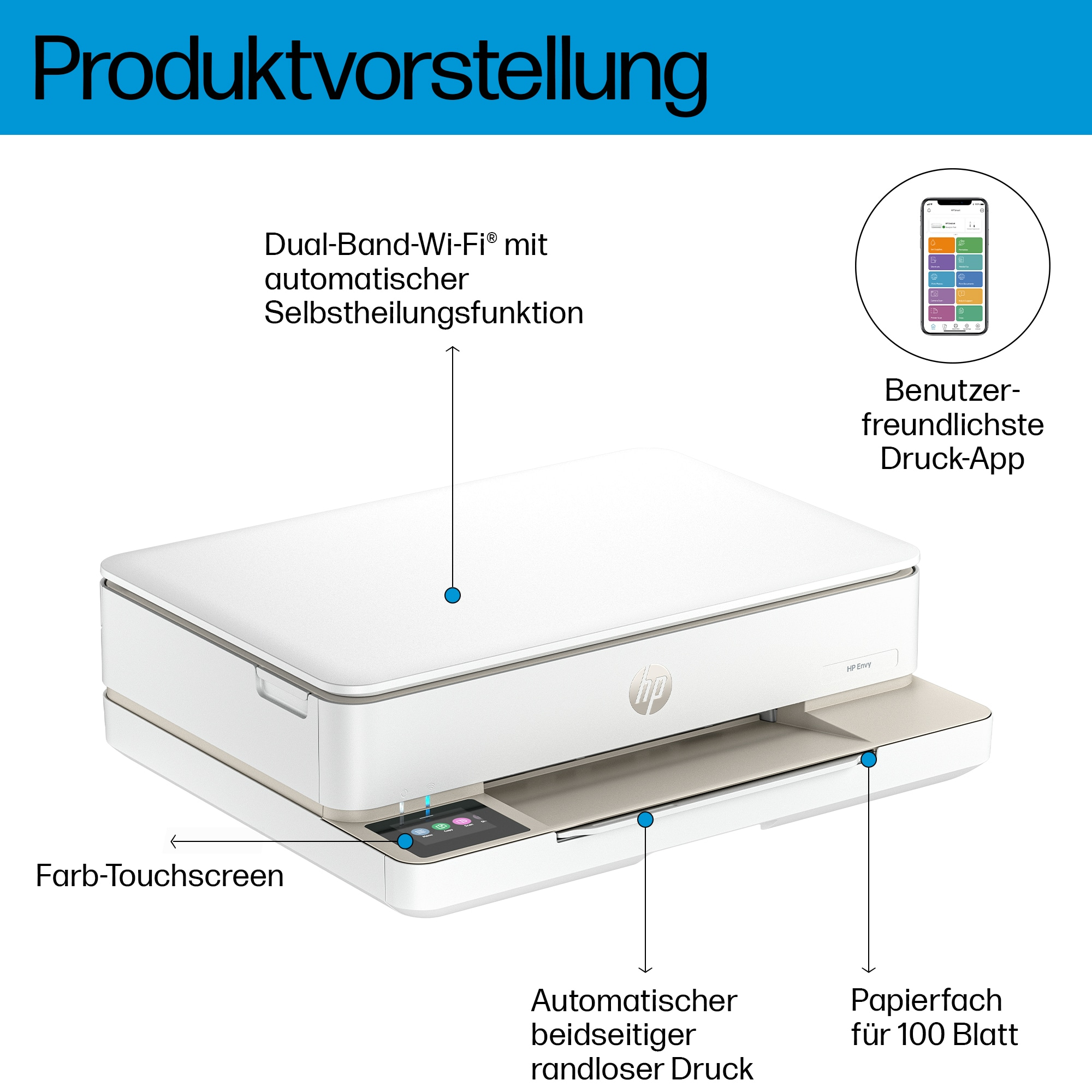HP ENVY Imprimante tout-en-un 6132e