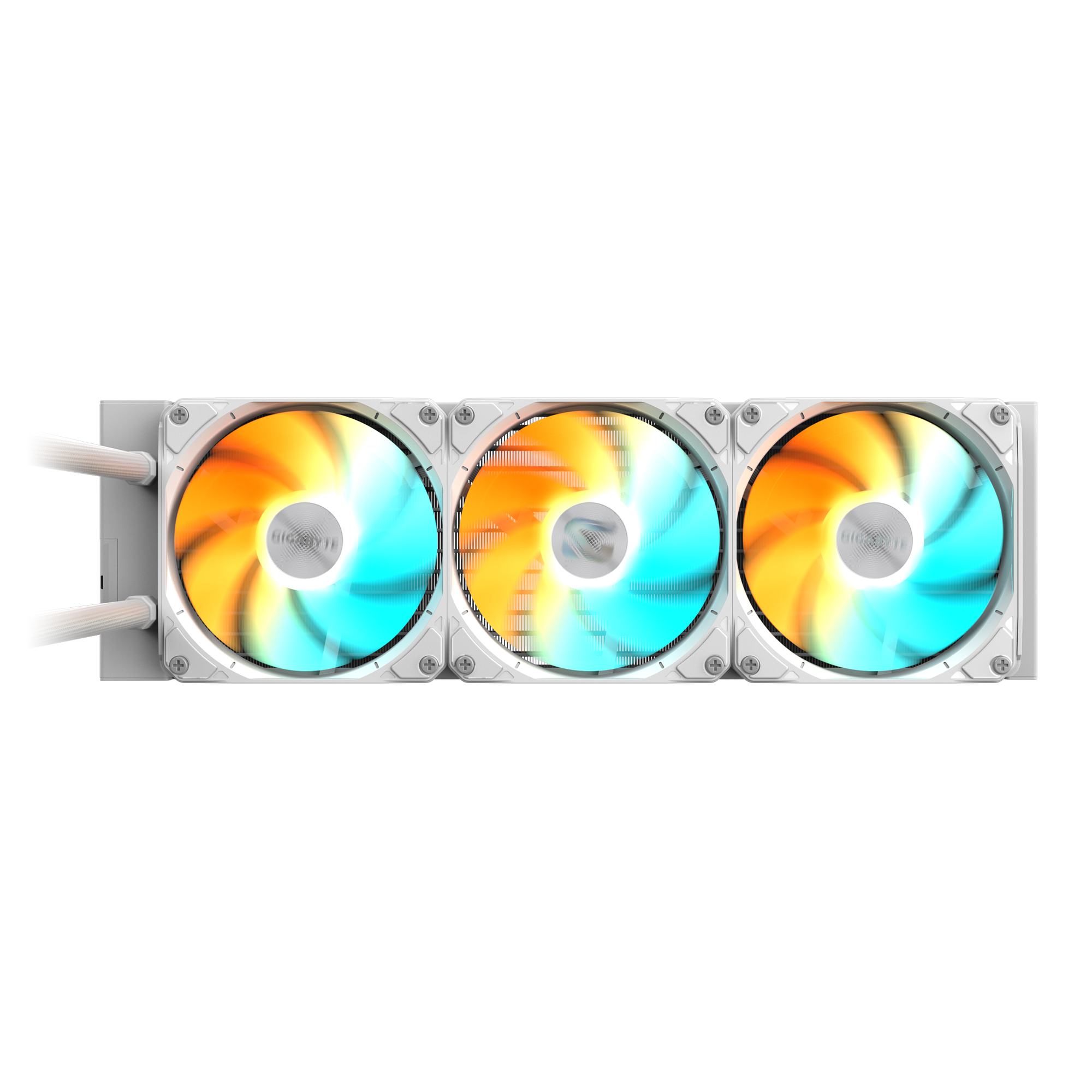 GIGABYTE GAMING 360 ICE Refroidisseur Liquide pour CPU - 3x120 mm Ventilateurs ARGB, M�canisme dembo�tement coulissant, DAISY-CHAIN, Compatible Intel LGA 1851 et AMD AM5