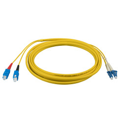 EFB Elektronik IPL-DF-LCUSCU-2-0500 cble de fibre optique 5 m LC SC OS2 Jaune