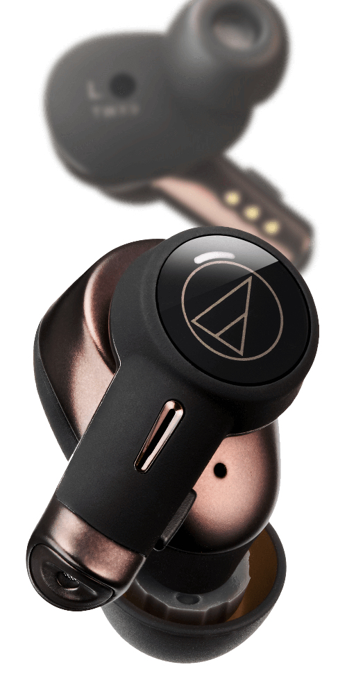 Audio-Technica ATH-TWX9 auricular y casco Auriculares Inalmbrico Dentro de odo Msica Bluetooth Marrn