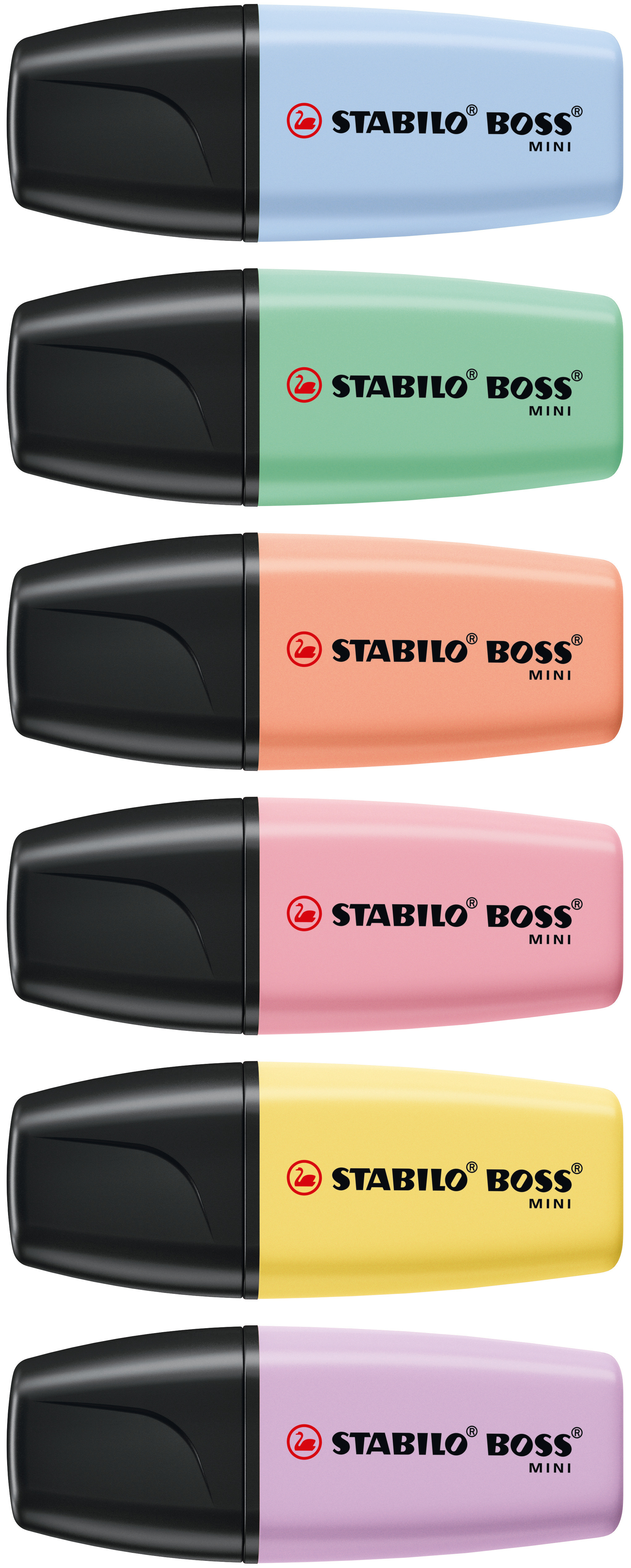 STABILO BOSS MINI marcador 6 pieza(s) Punta de cincel Multicolor